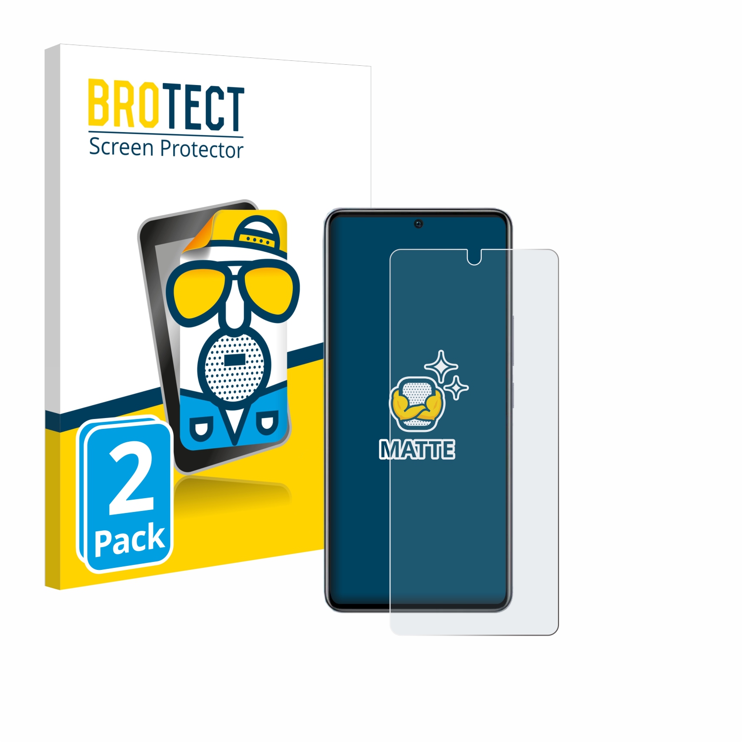 2x BROTECT Entspiegelungs-Folie pro Vivo iQOO Neo 6