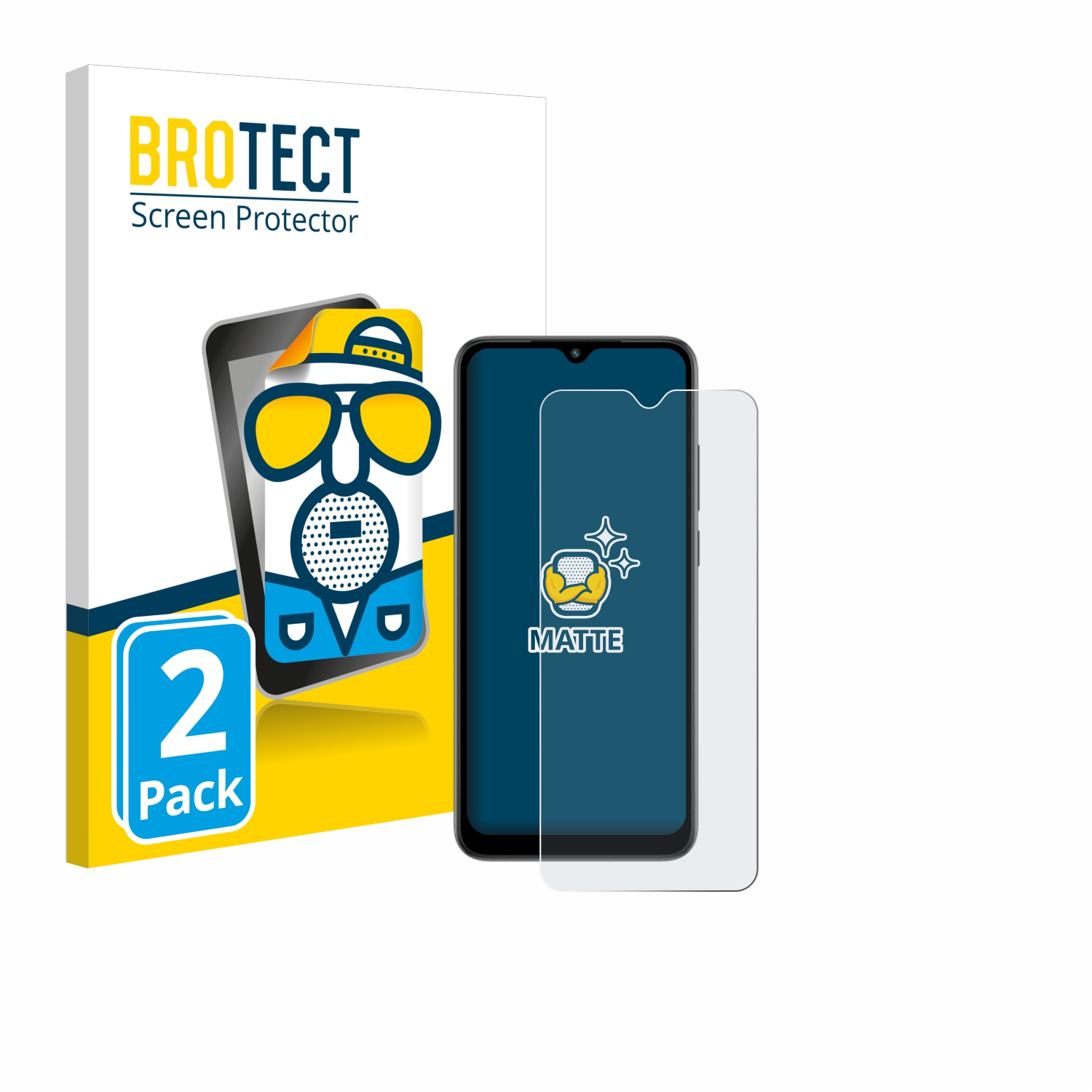 2x BROTECT Entspiegelungs-Folie pro Xiaomi Redmi A1+