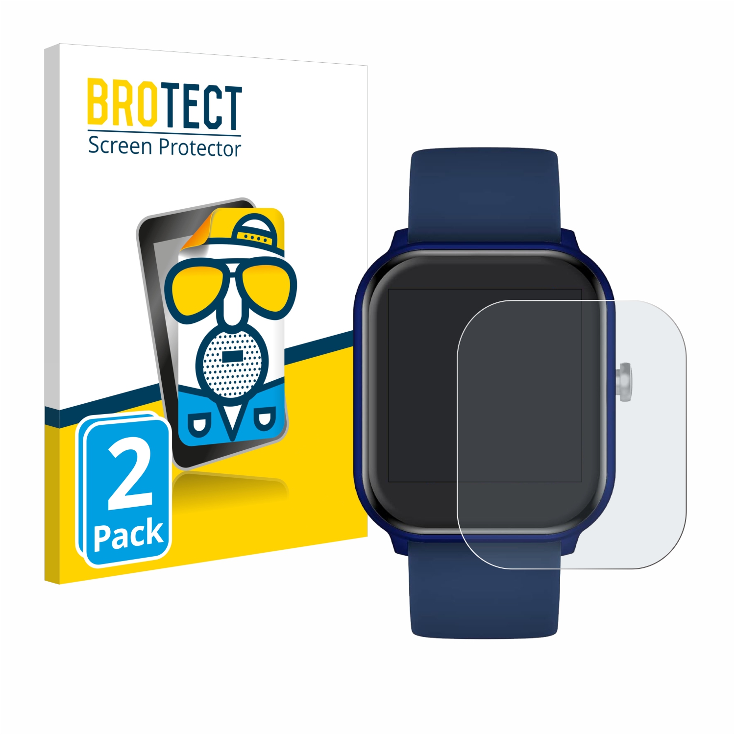 2x BROTECT Entspiegelungs-Folie pro Ice-Watch ICE smart 1.4