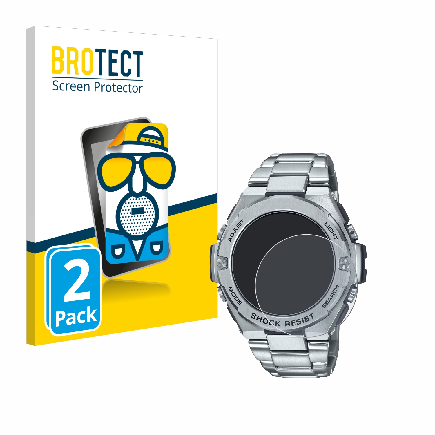 2x BROTECT Entspiegelungs-Folie pro Casio G-Shock GST-B500D-1A