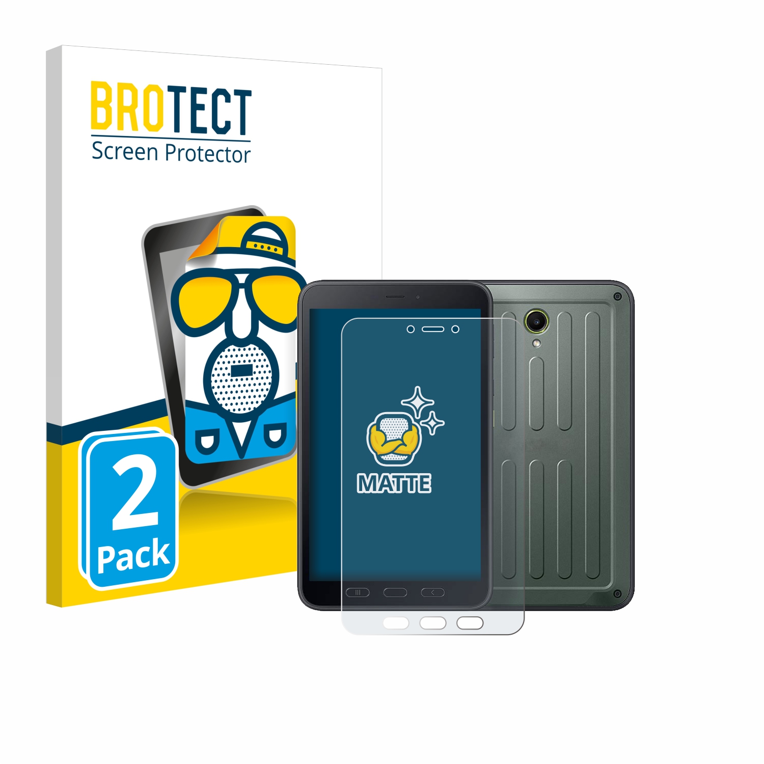 2x BROTECT Entspiegelungs-Folie pro Samsung Galaxy Tab Active 5 (na výšku)