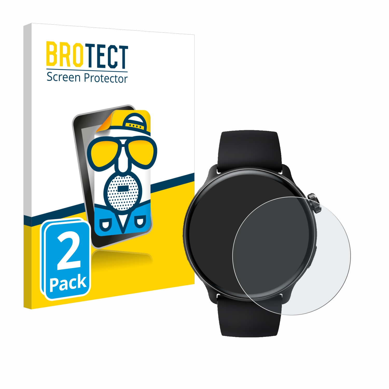 2x BROTECT Entspiegelungs-Folie pro Xiaomi Mibro Lite 2