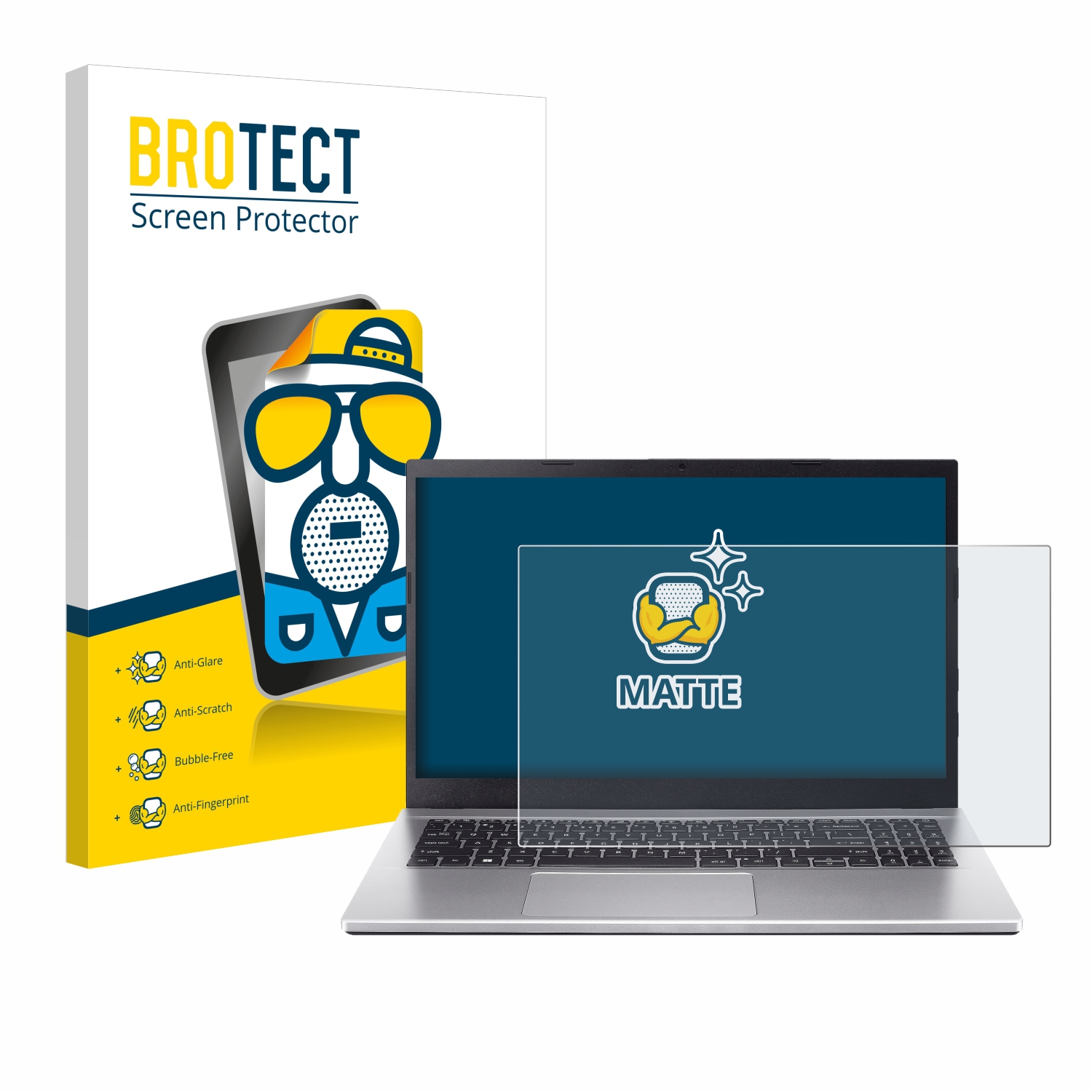 BROTECT Entspiegelungs-Folie pro Acer Aspire 3 A315-44