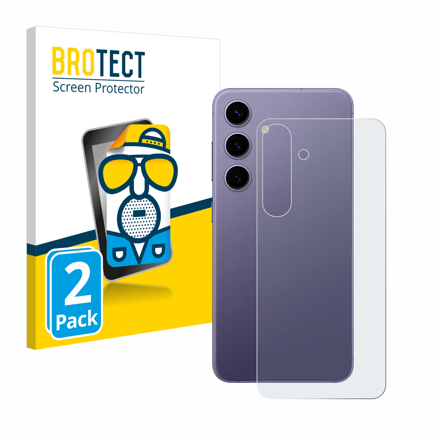 2x BROTECT Entspiegelungs-Folie pro Samsung Galaxy S24 (zadní strana)