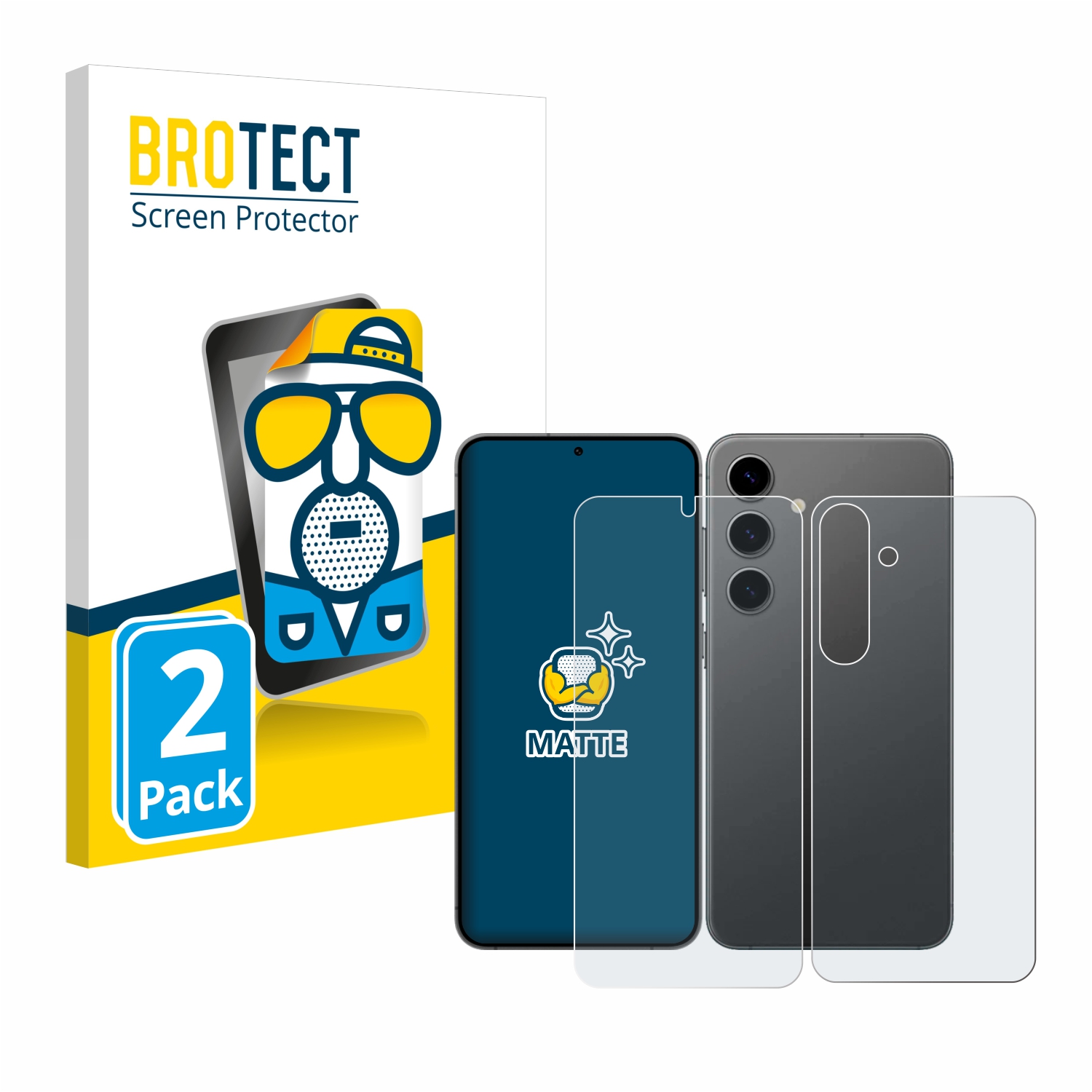 2x BROTECT Entspiegelungs-Folie pro Samsung Galaxy S24 Plus (displej+zadní strana)