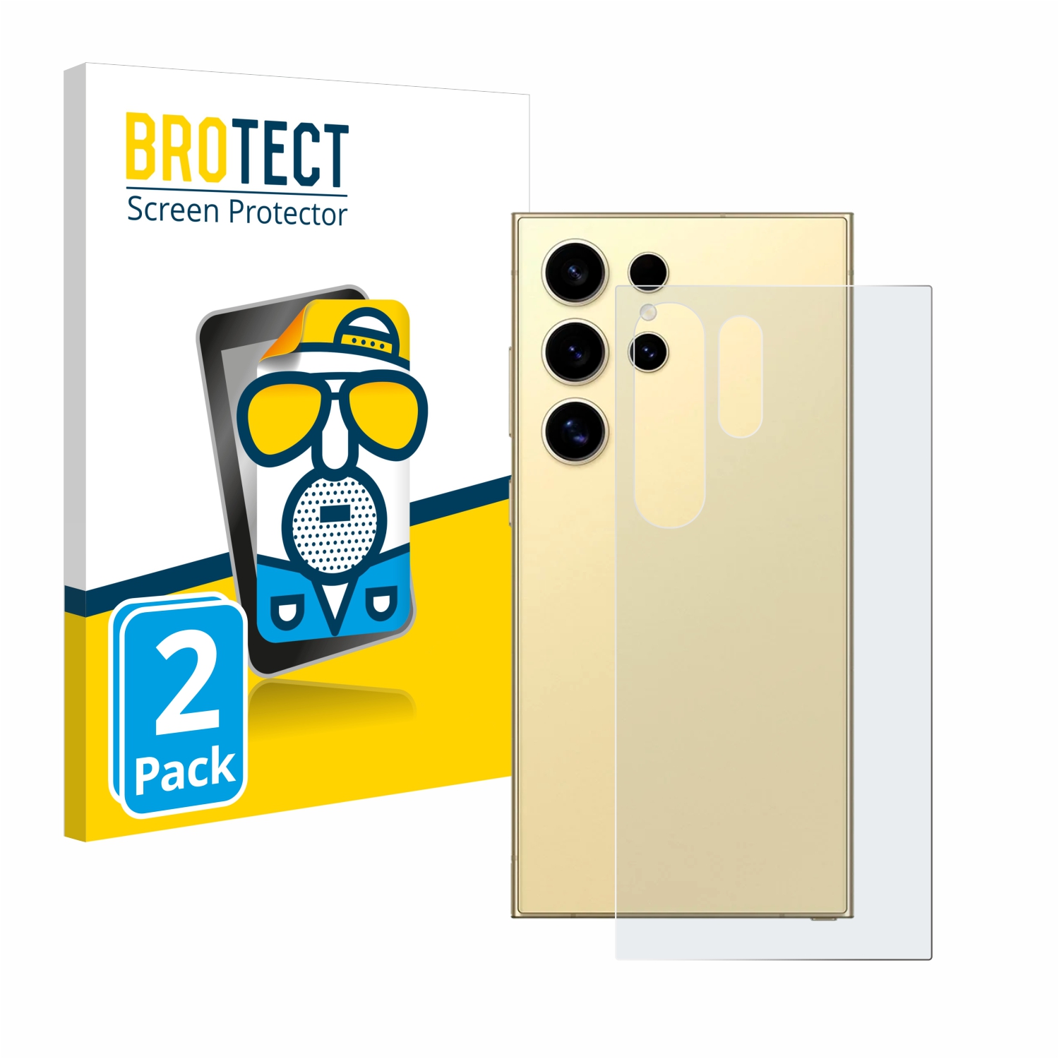 2x BROTECT Entspiegelungs-Folie pro Samsung Galaxy S24 Ultra (zadní strana)