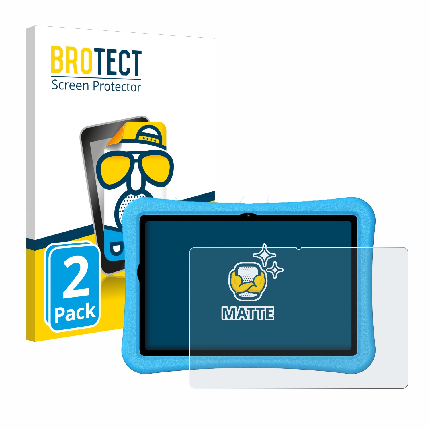2x BROTECT Entspiegelungs-Folie pro Umidigi G1 Tab Kids