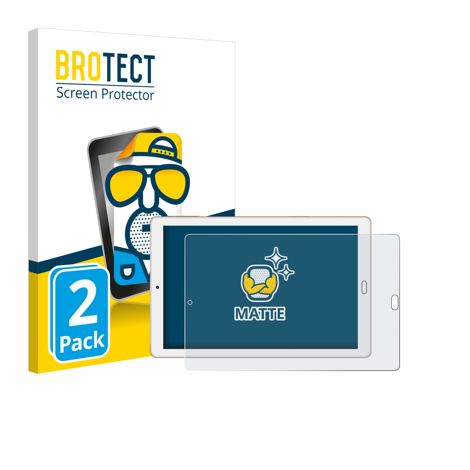 2x BROTECT Entspiegelungs-Folie pro Yestel X2
