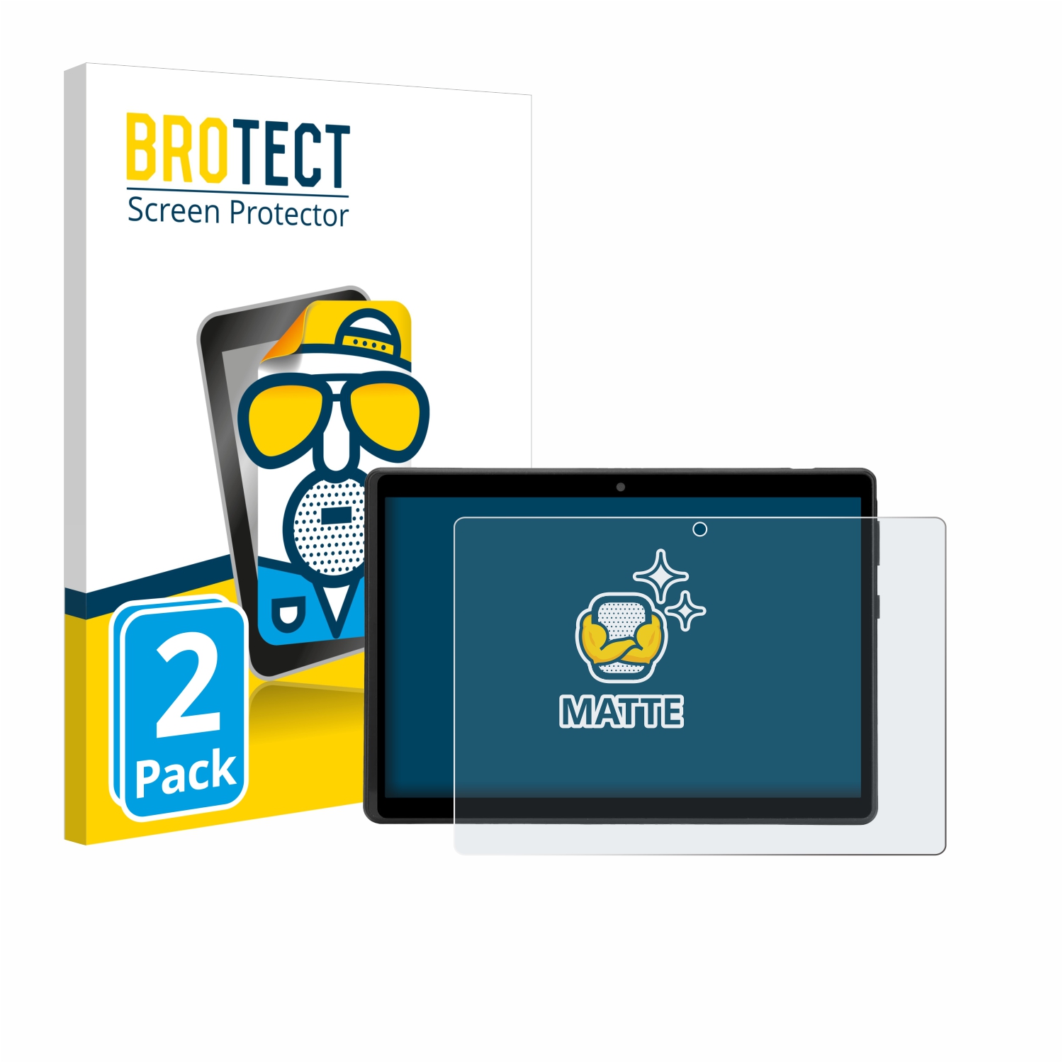 2x BROTECT Entspiegelungs-Folie pro Pusokei Tablet 8