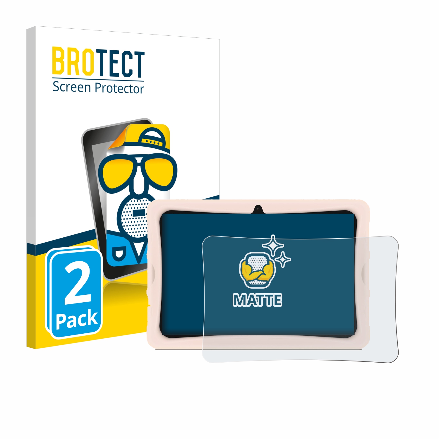 2x BROTECT Entspiegelungs-Folie pro Doogee U10 Kid