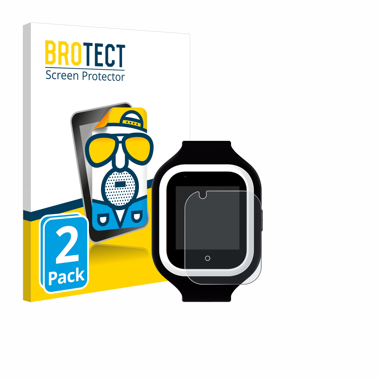 2x BROTECT Entspiegelungs-Folie pro SaveFamily 4G Iconic