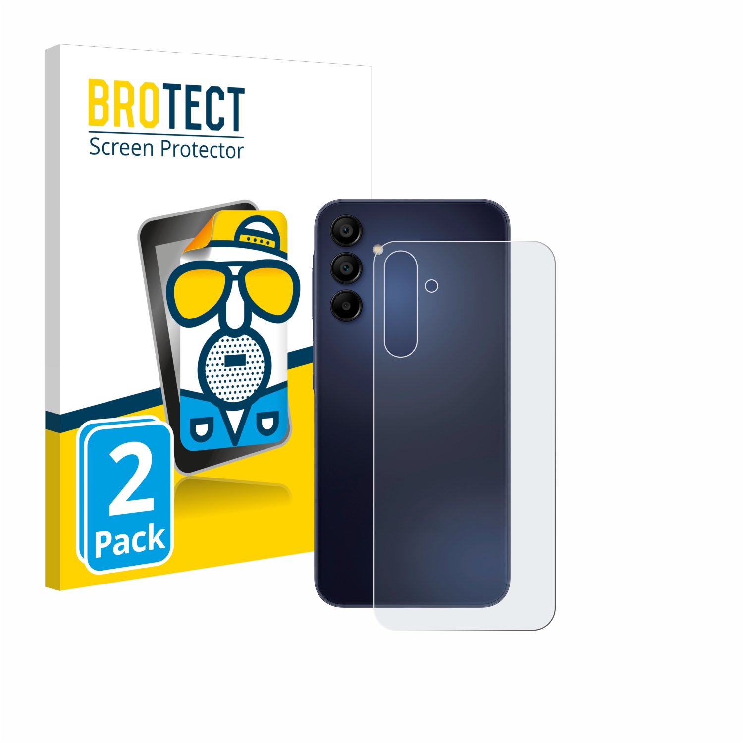 2x BROTECT Entspiegelungs-Folie pro Samsung Galaxy A15 (zadní strana)