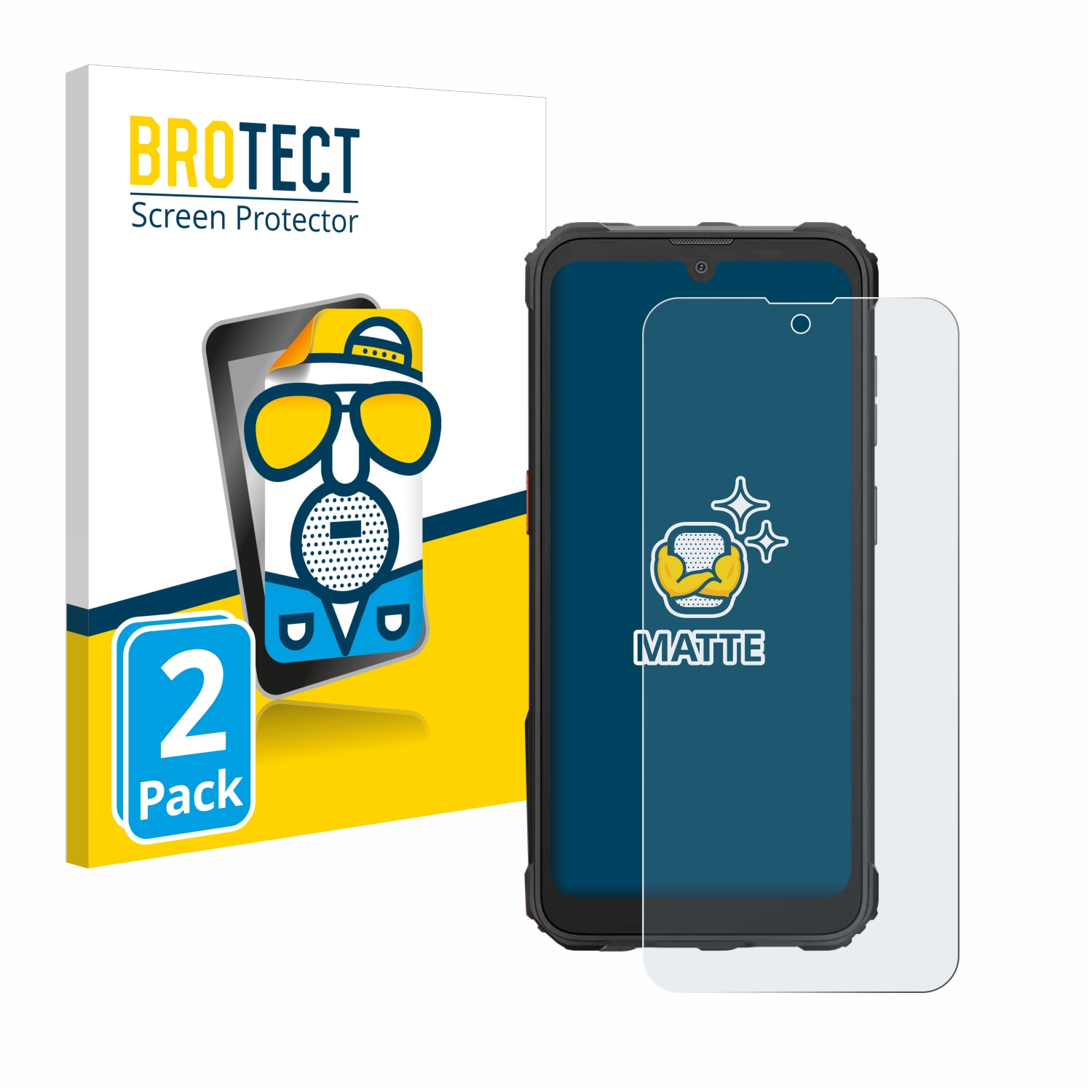 2x BROTECT Entspiegelungs-Folie pro Blackview Oscal S70 Pro