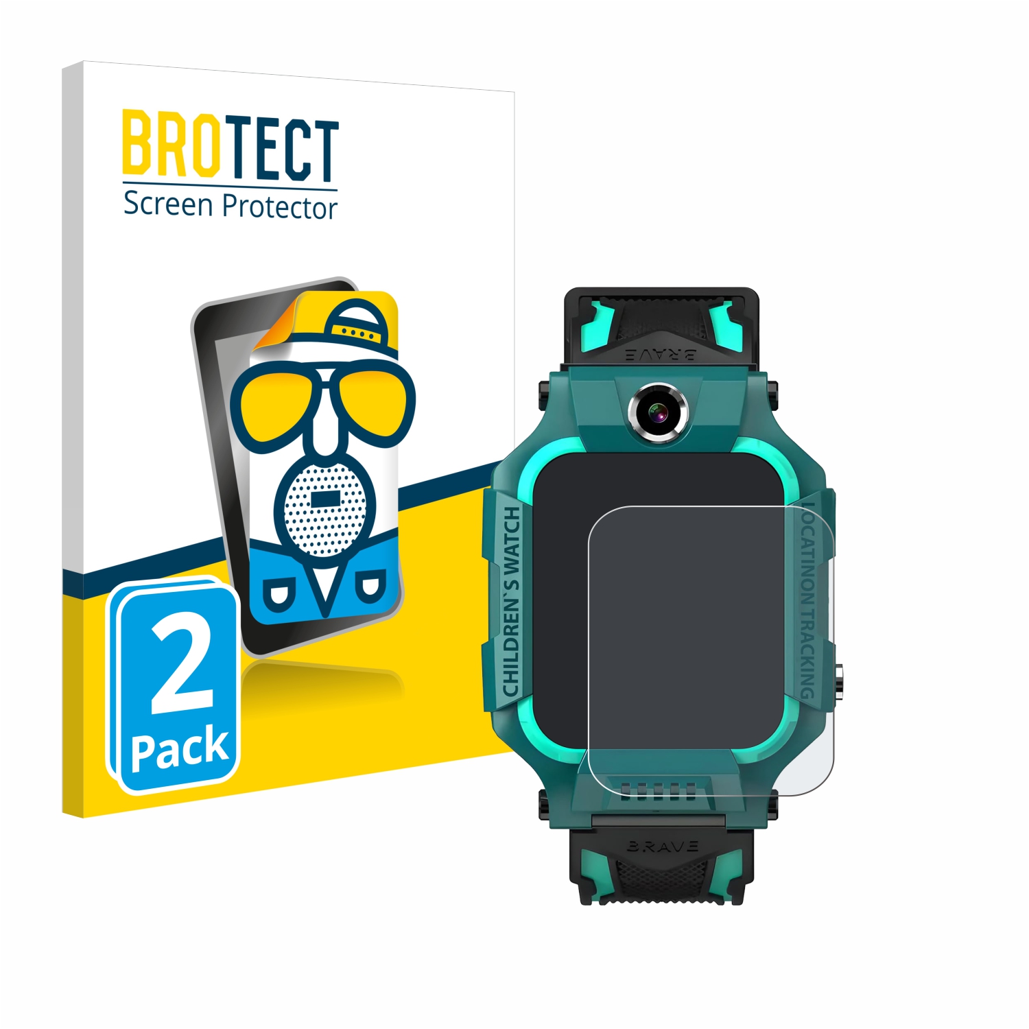 2x BROTECT Entspiegelungs-Folie pro Retoo Smartwatch 1.44