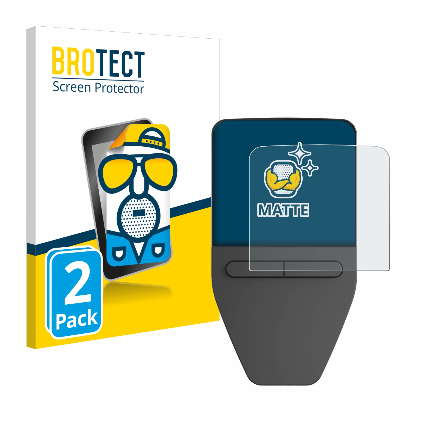 2x BROTECT Entspiegelungs-Folie pro Trezor Safe 3