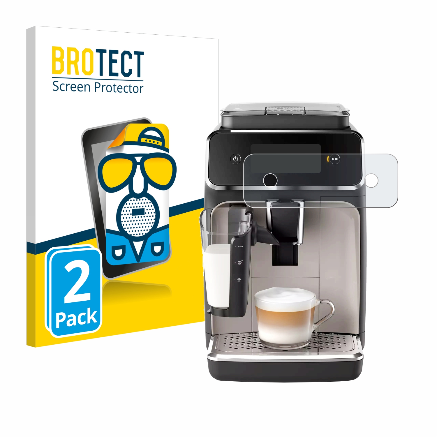 2x BROTECT Entspiegelungs-Folie pro Philips Series 2300