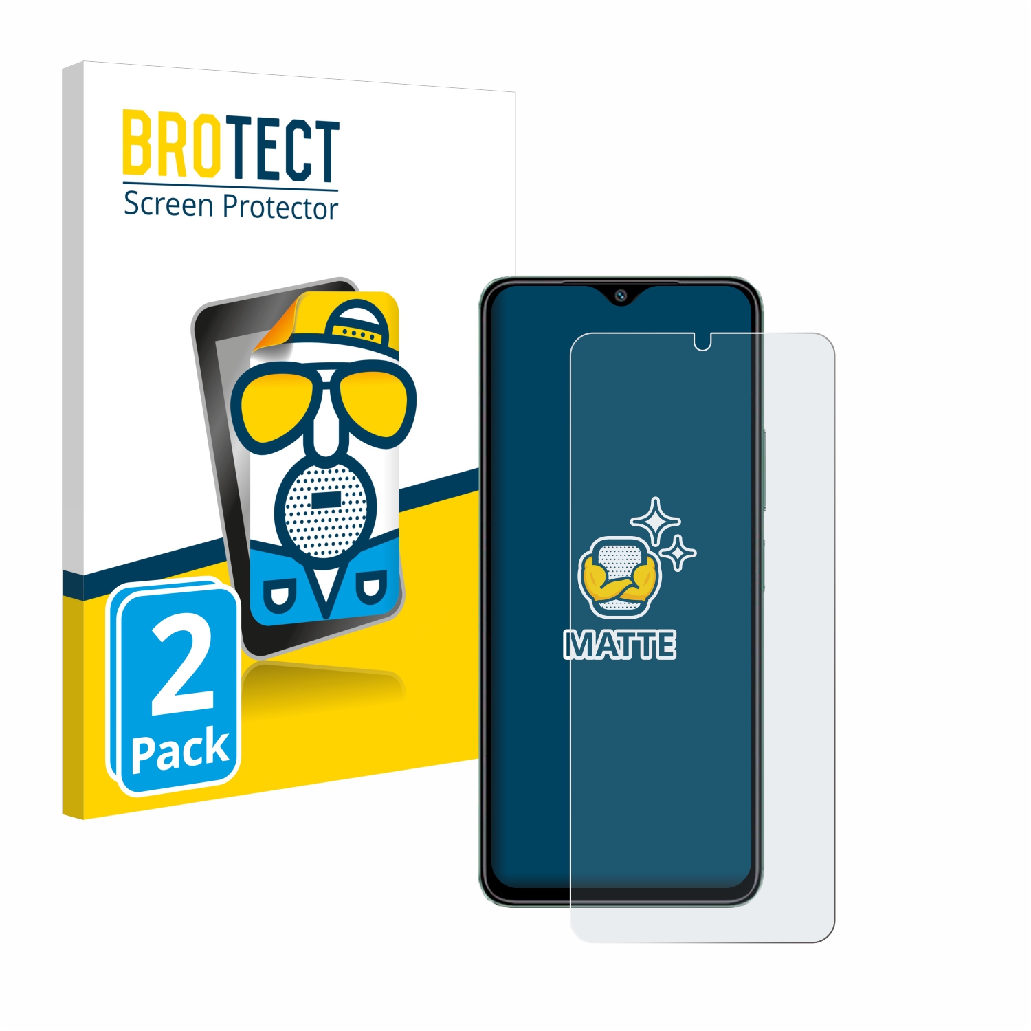 2x BROTECT Entspiegelungs-Folie pro Xiaomi Redmi A3
