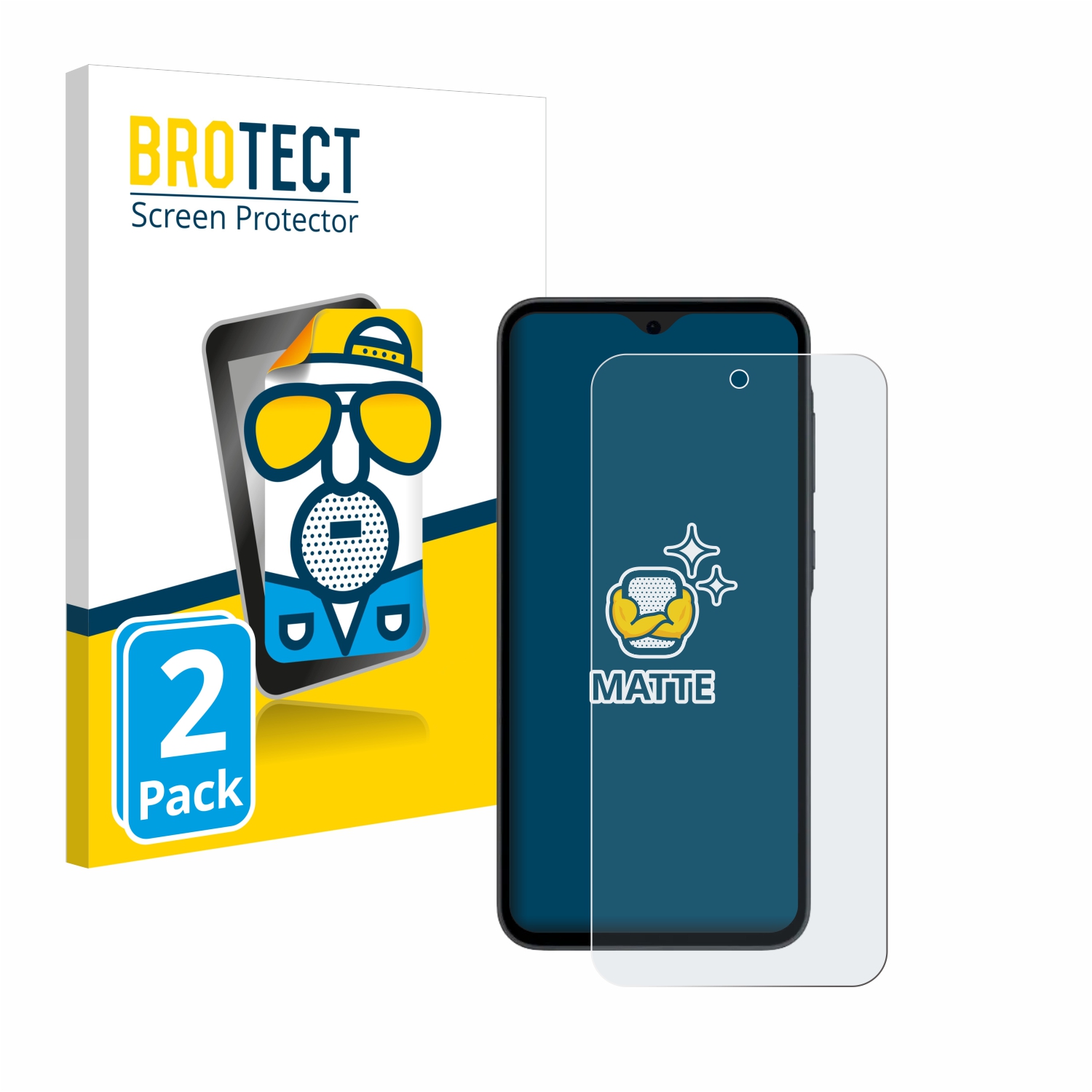 2x BROTECT Entspiegelungs-Folie pro Samsung Galaxy A35 5G