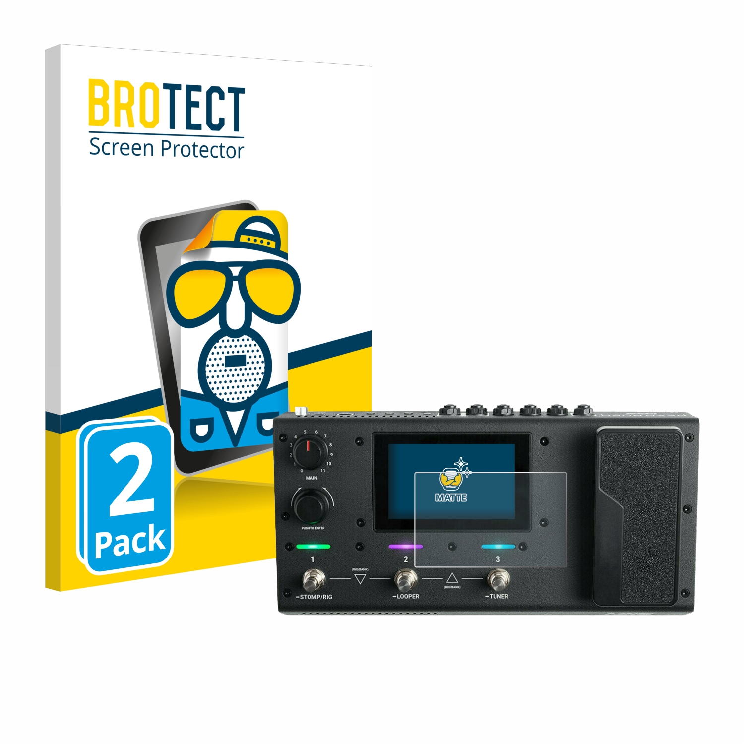2x BROTECT Entspiegelungs-Folie pro Headrush MX5