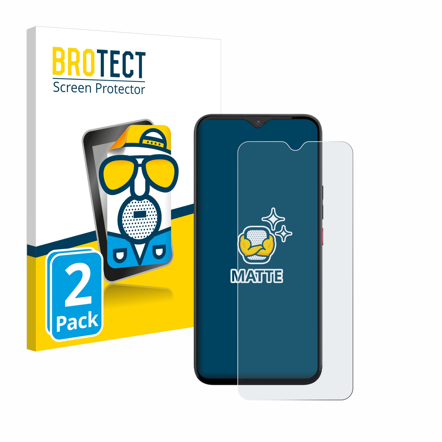 2x BROTECT Entspiegelungs-Folie pro Gigaset GS5 PRO SE