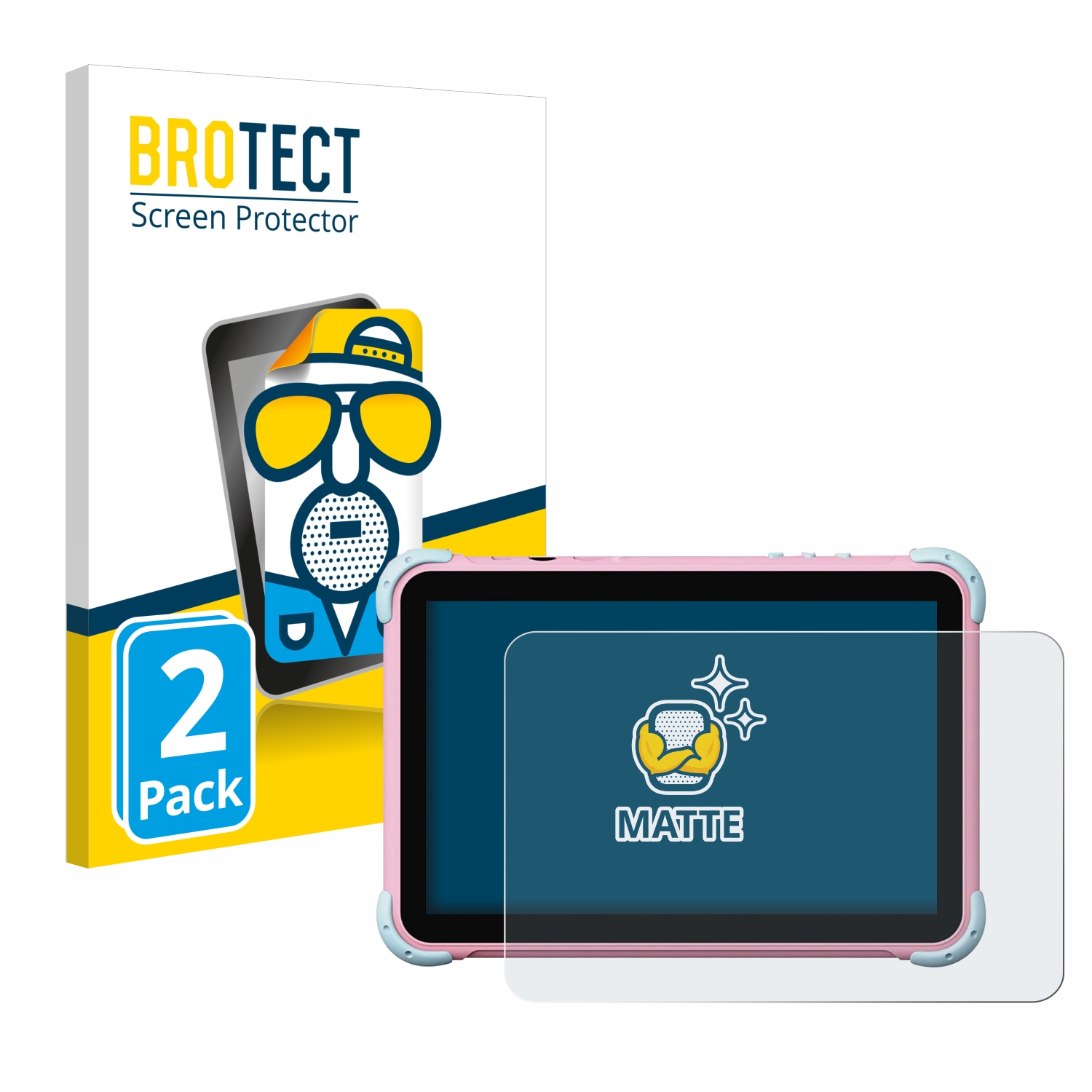 2x BROTECT Entspiegelungs-Folie pro Ascrecem Kids Tablet Y101