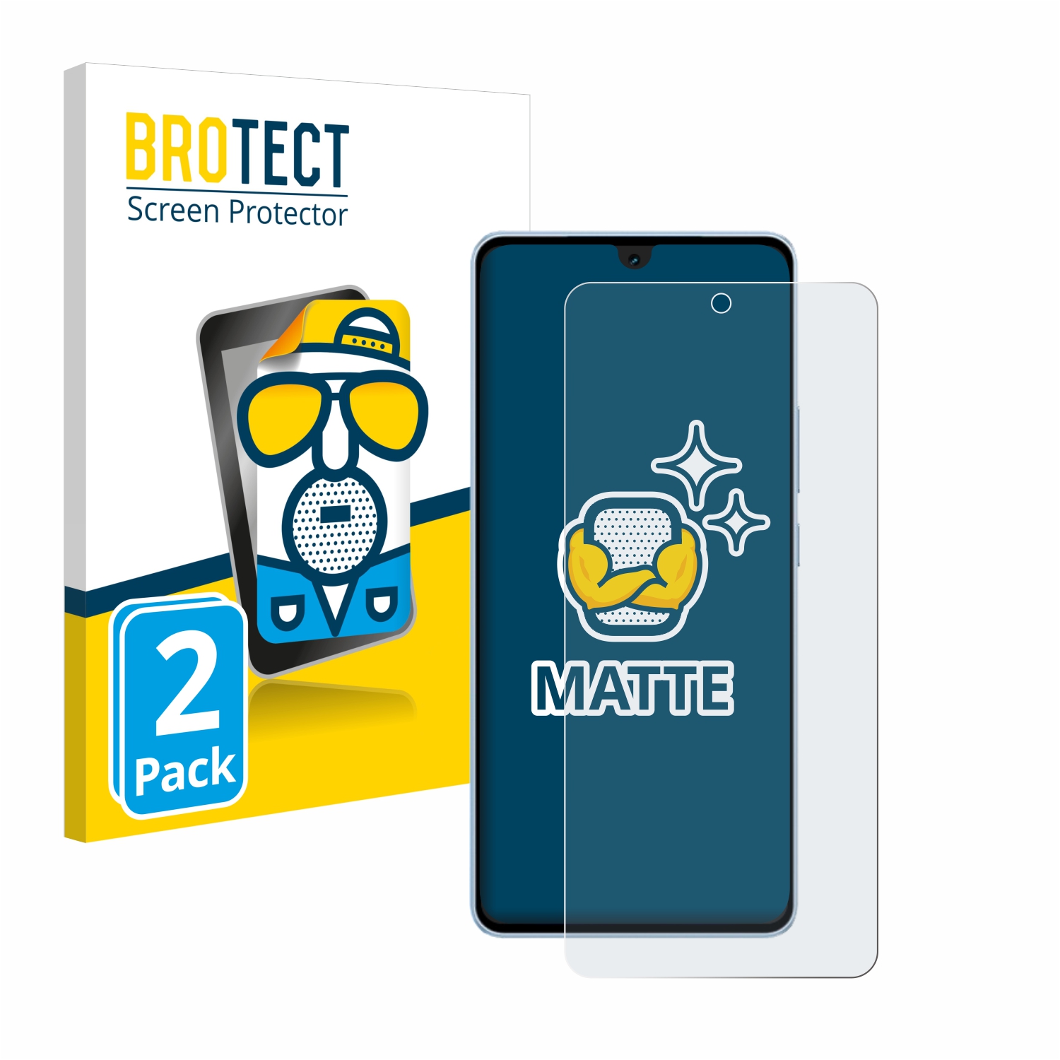 2x BROTECT Entspiegelungs-Folie pro Vivo iQOO Neo 9 Pro