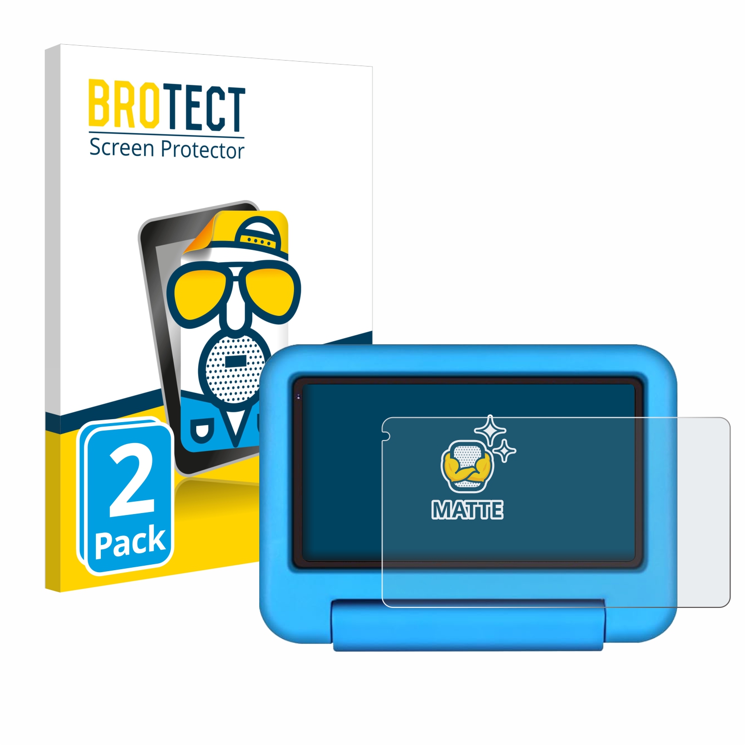 2x BROTECT Entspiegelungs-Folie pro Sebbe S21 Kids Tablet 7