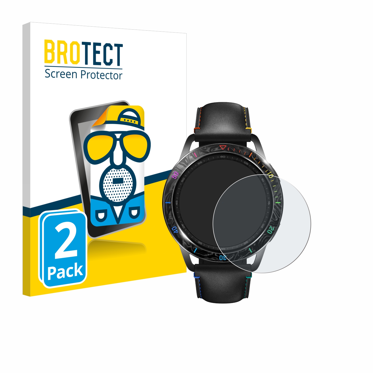 2x BROTECT Entspiegelungs-Folie pro Xiaomi Watch S3