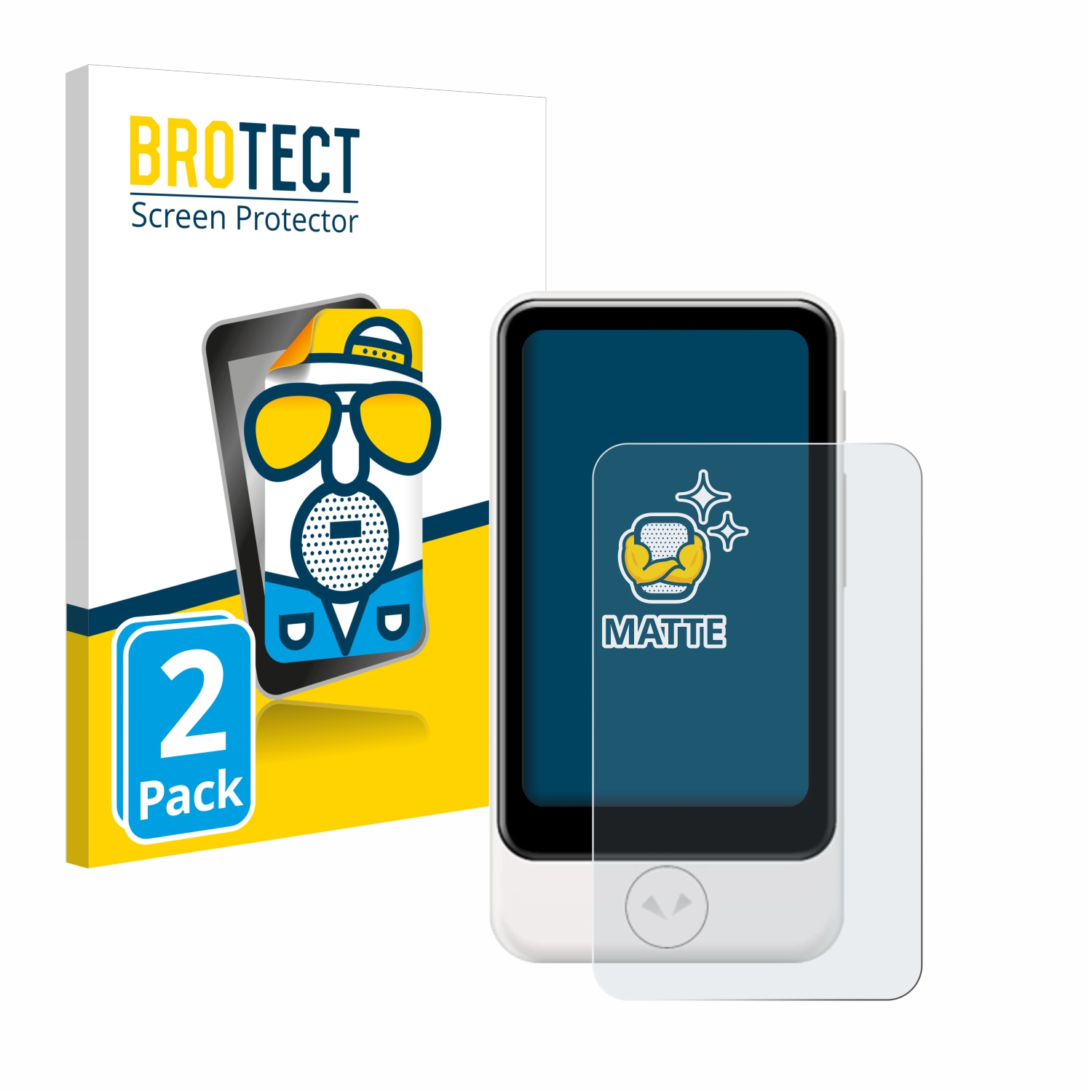 2x BROTECT Entspiegelungs-Folie pro Pocketalk Plus