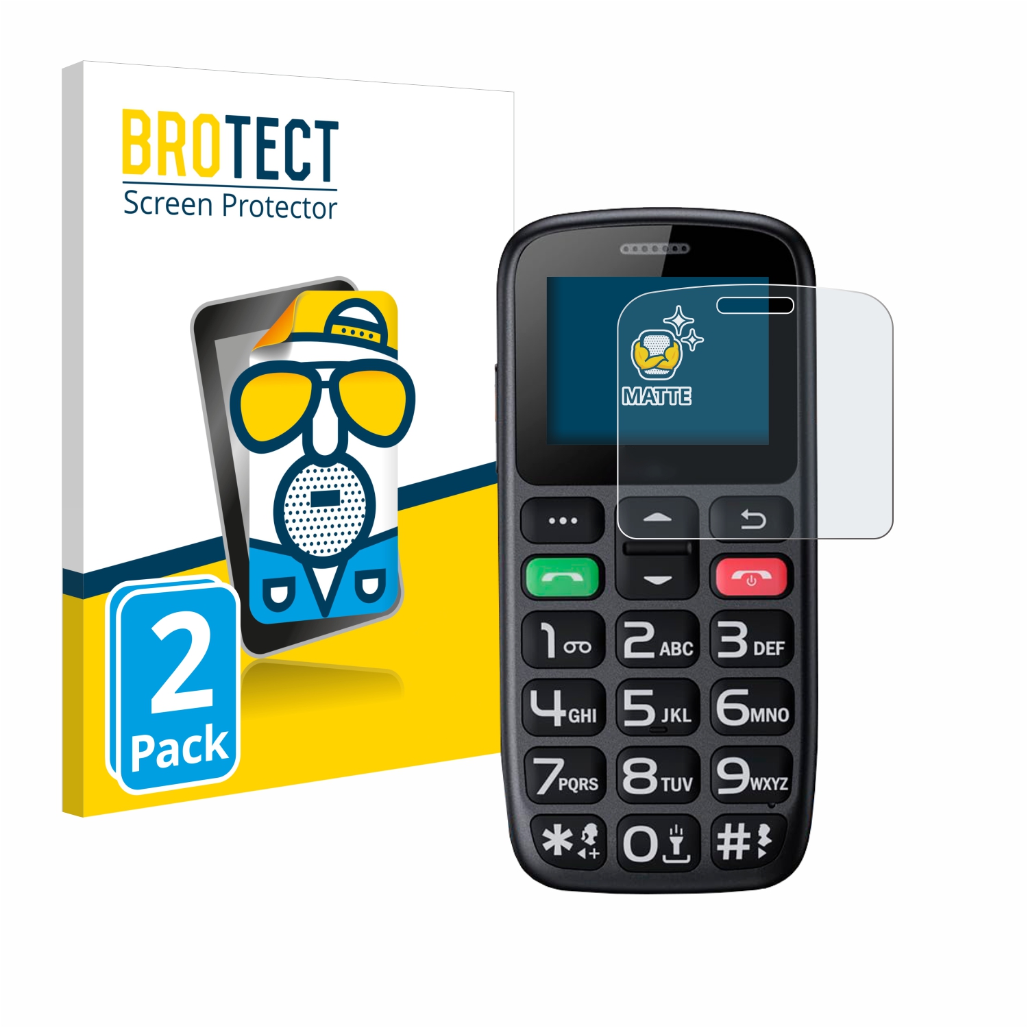 2x BROTECT Entspiegelungs-Folie pro Sweetlink S2 Plus