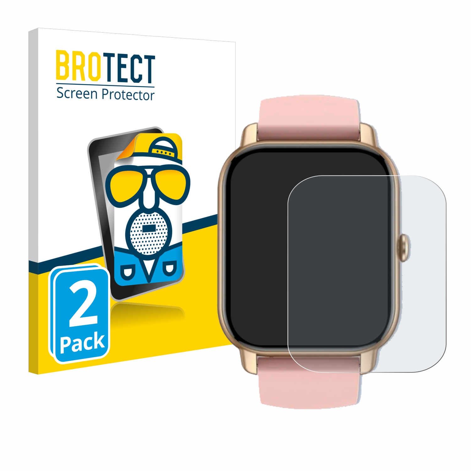 2x BROTECT Entspiegelungs-Folie pro Sross Smartwatch 1.83