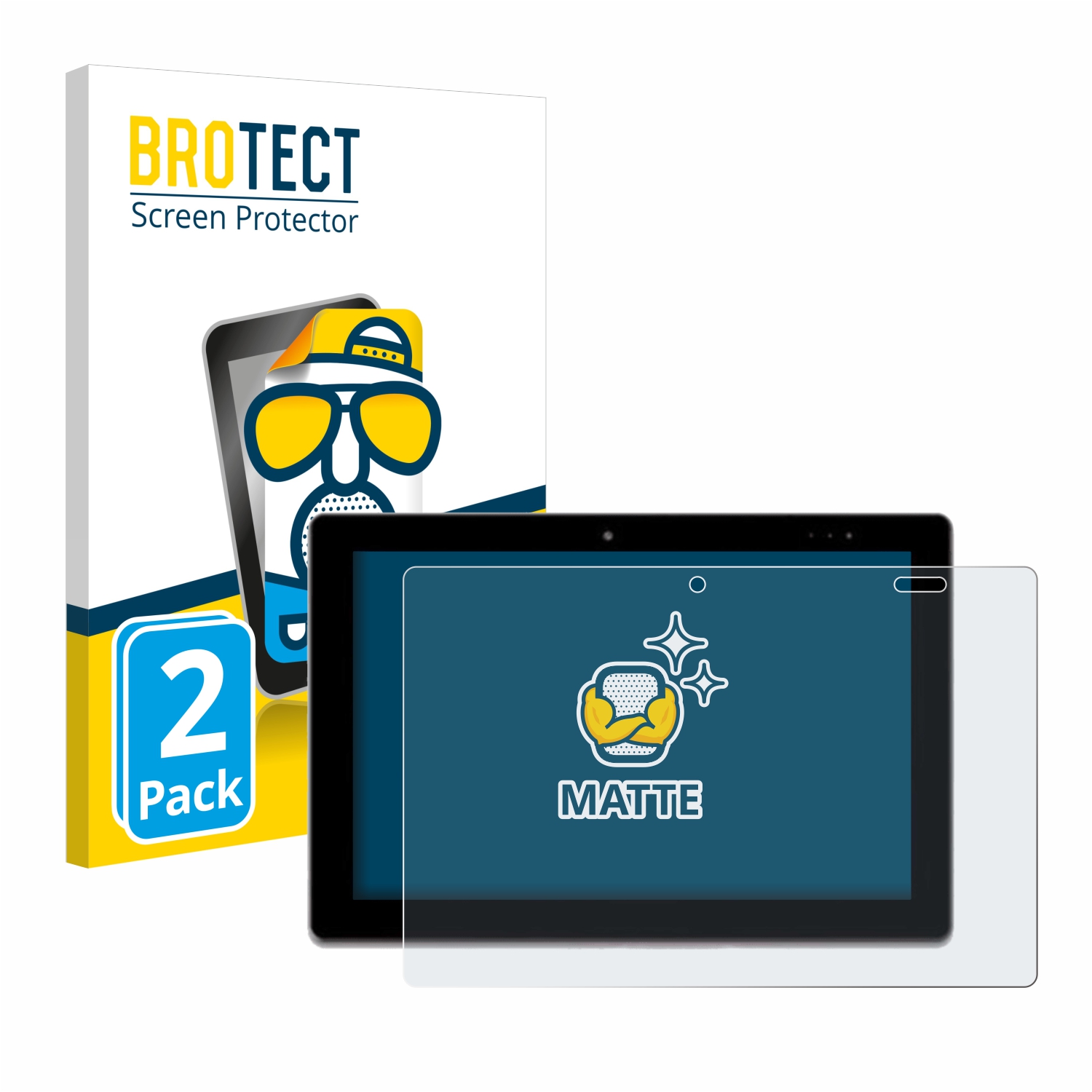 2x BROTECT Entspiegelungs-Folie pro Geo GeoPad 110