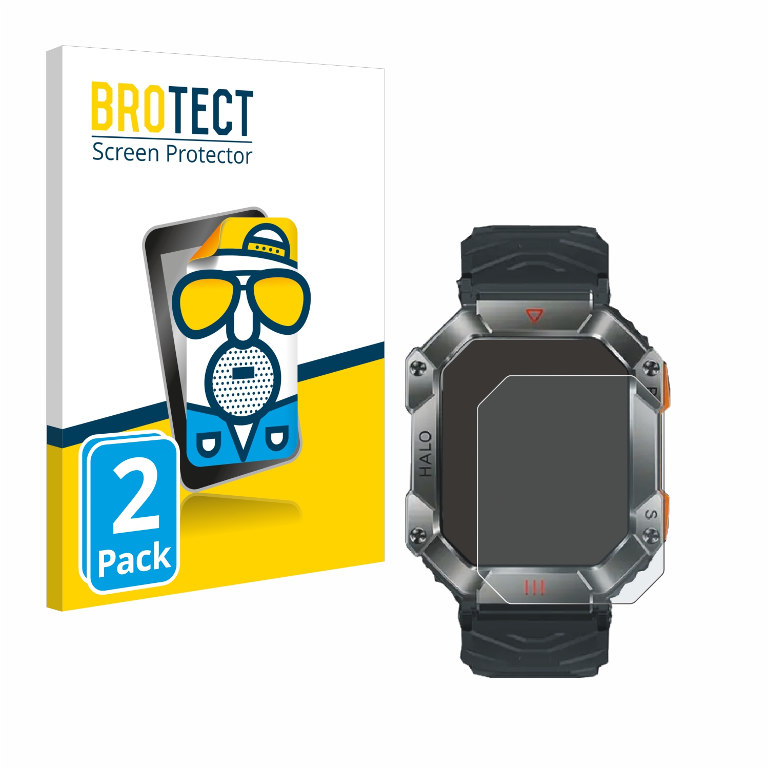 2x BROTECT Entspiegelungs-Folie pro Ineyes Smartwatch 2