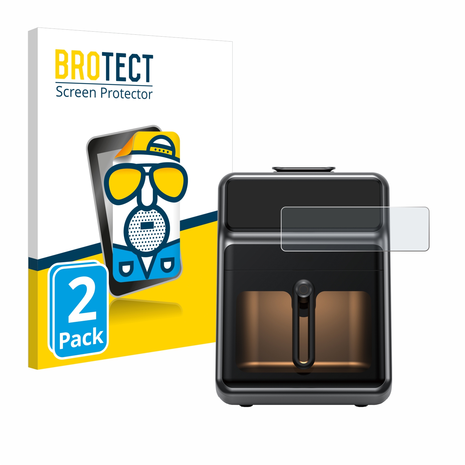 2x BROTECT Entspiegelungs-Folie pro Dreo ChefMaker
