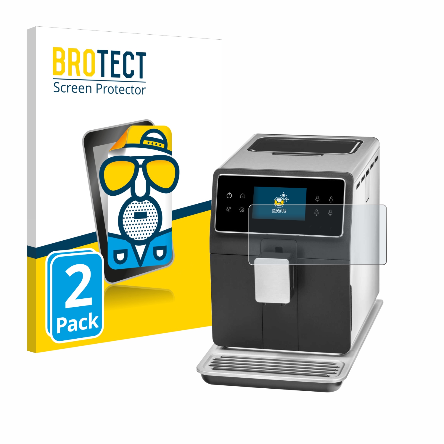 2x BROTECT Entspiegelungs-Folie pro WMF Perfection 840L