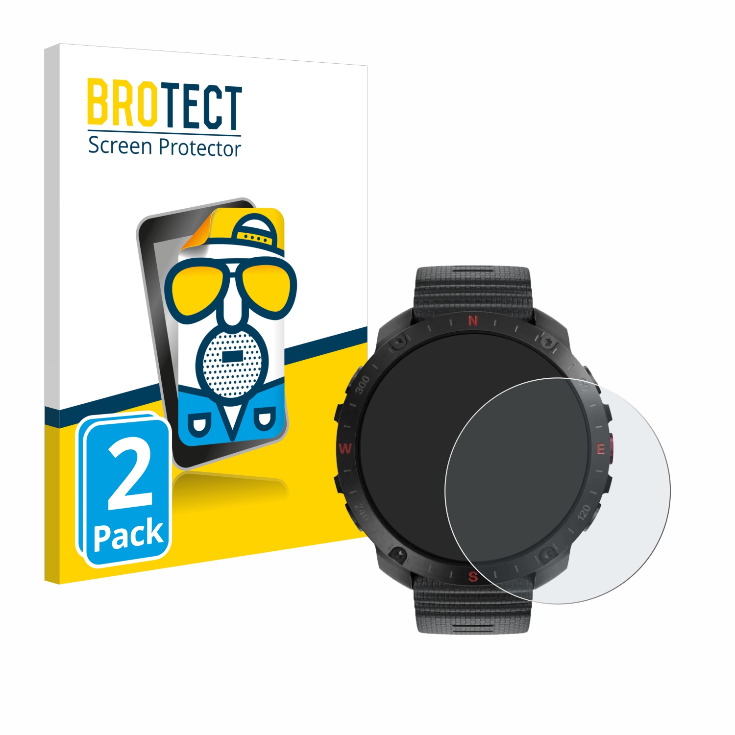 2x BROTECT Entspiegelungs-Folie pro Polar Grit X2 Pro