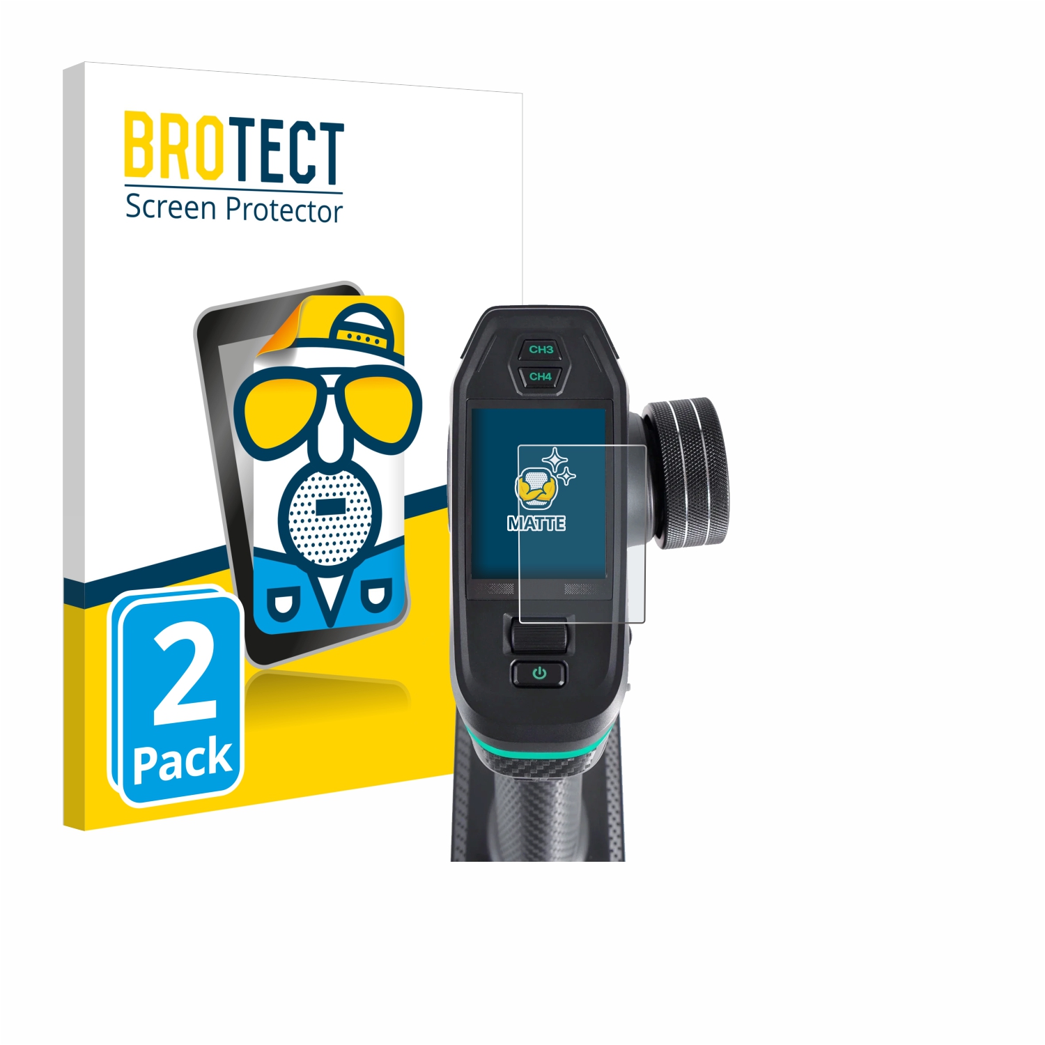 2x BROTECT Entspiegelungs-Folie pro DumboRC DDF-350