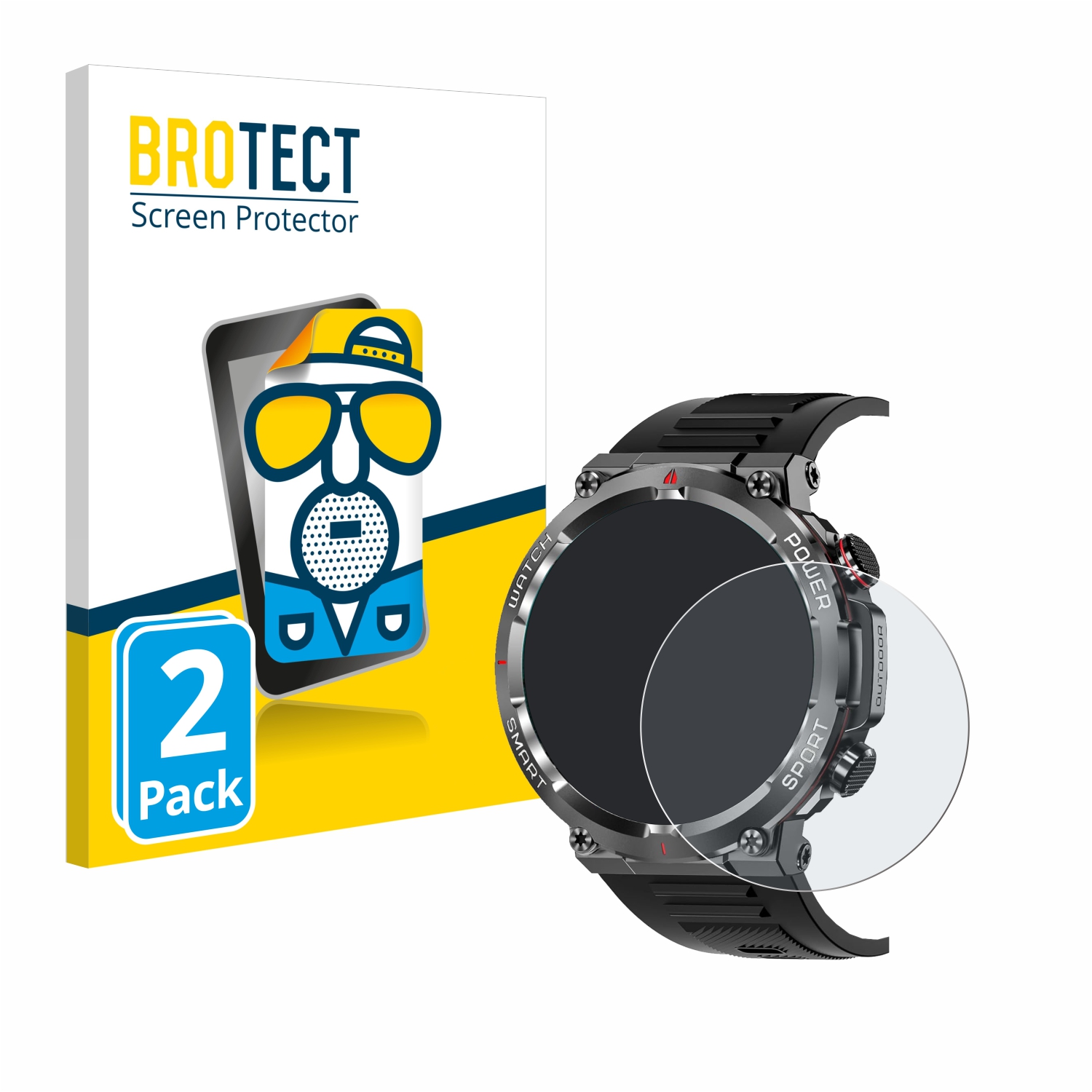 2x BROTECT Entspiegelungs-Folie pro Iowodo W50 1.39