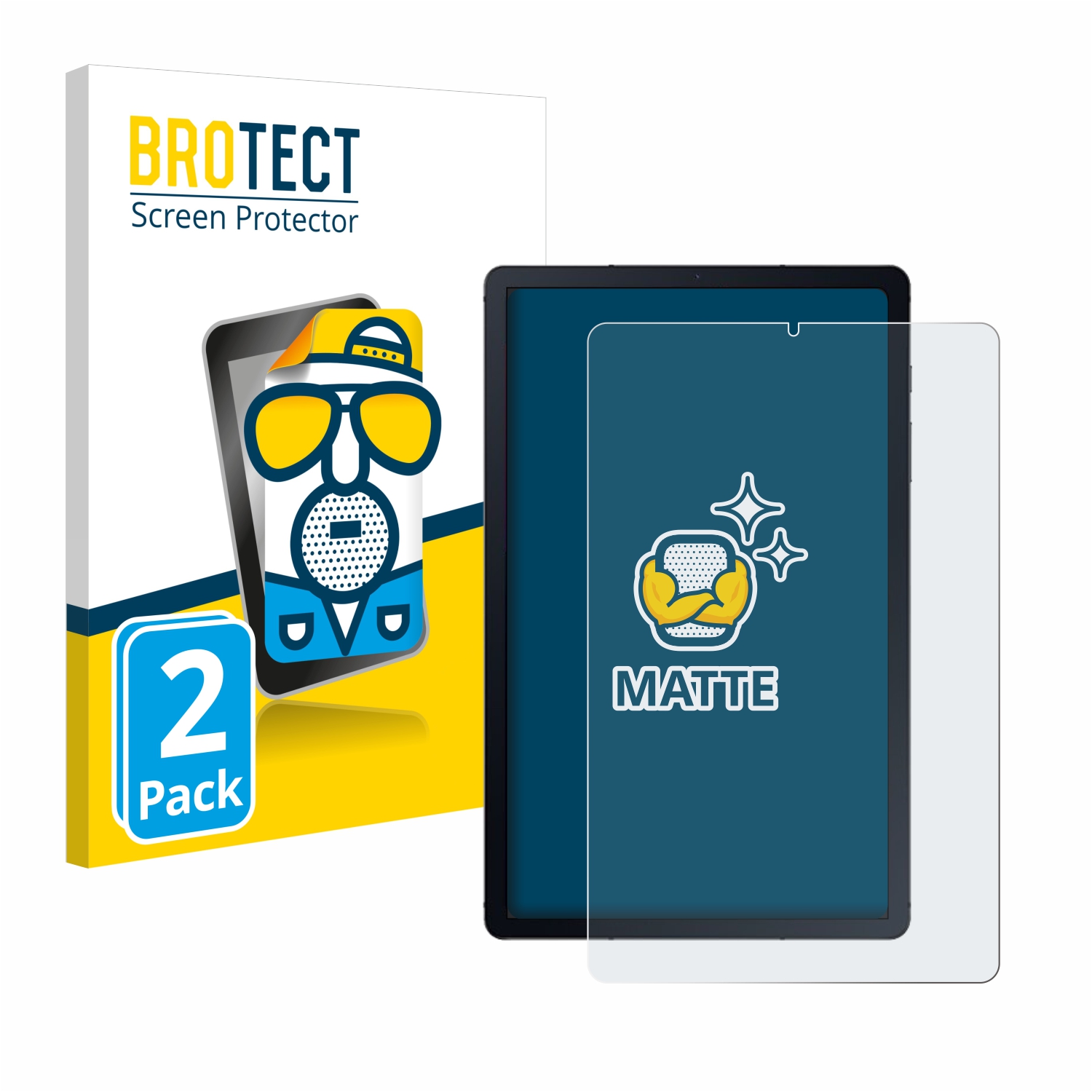 2x BROTECT Entspiegelungs-Folie pro Samsung Galaxy Tab S6 Lite LTE 2024