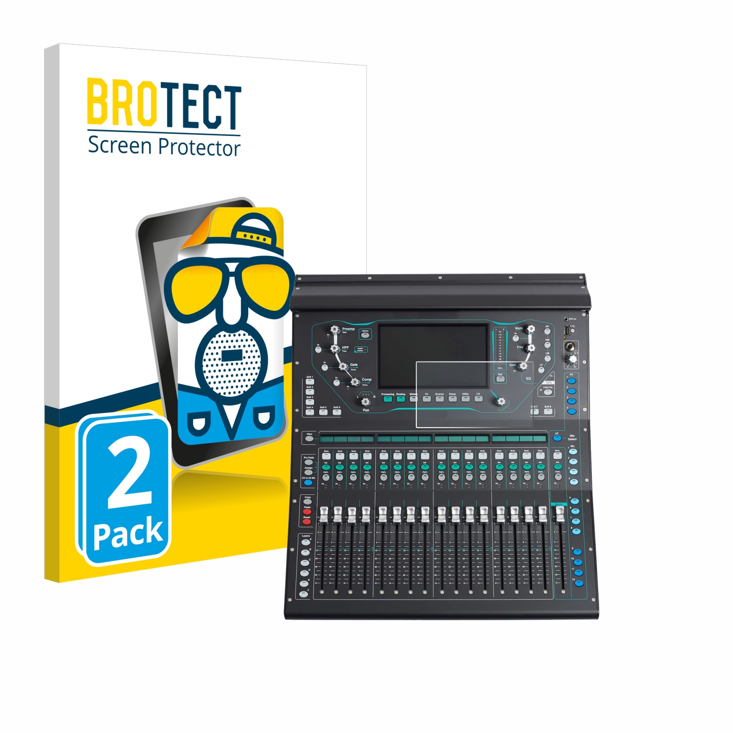 2x BROTECT Entspiegelungs-Folie pro Allen&Heat SQ5
