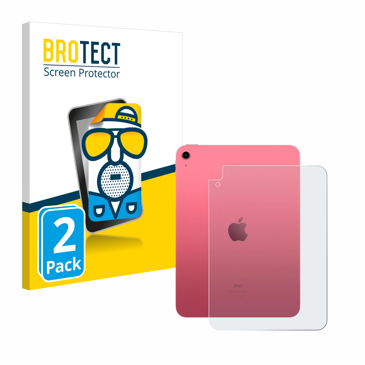 2x BROTECT Entspiegelungs-Folie pro Apple iPad 10.9 WiFi Cellular 2022 (zadní strana, 10. Gen.)