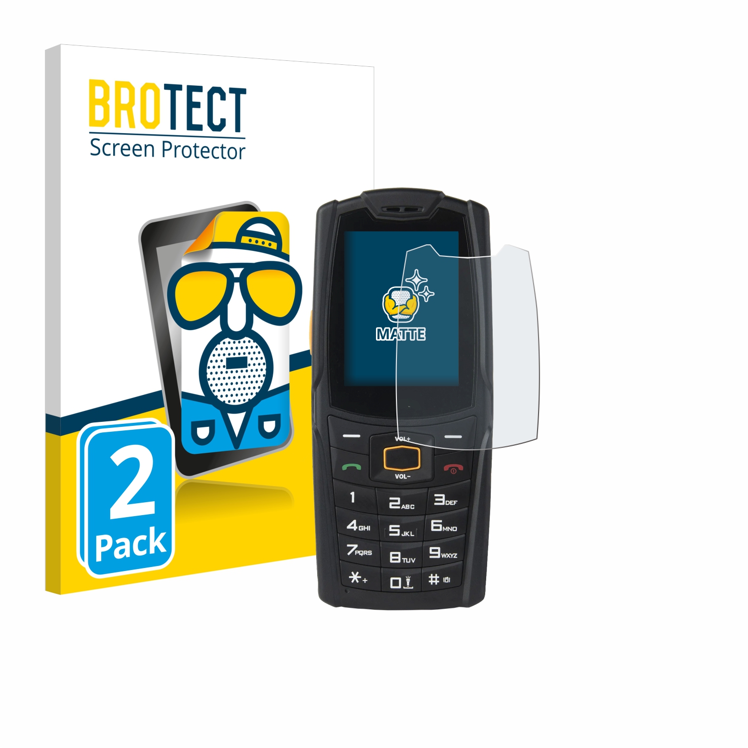 2x BROTECT Entspiegelungs-Folie pro AGM M6