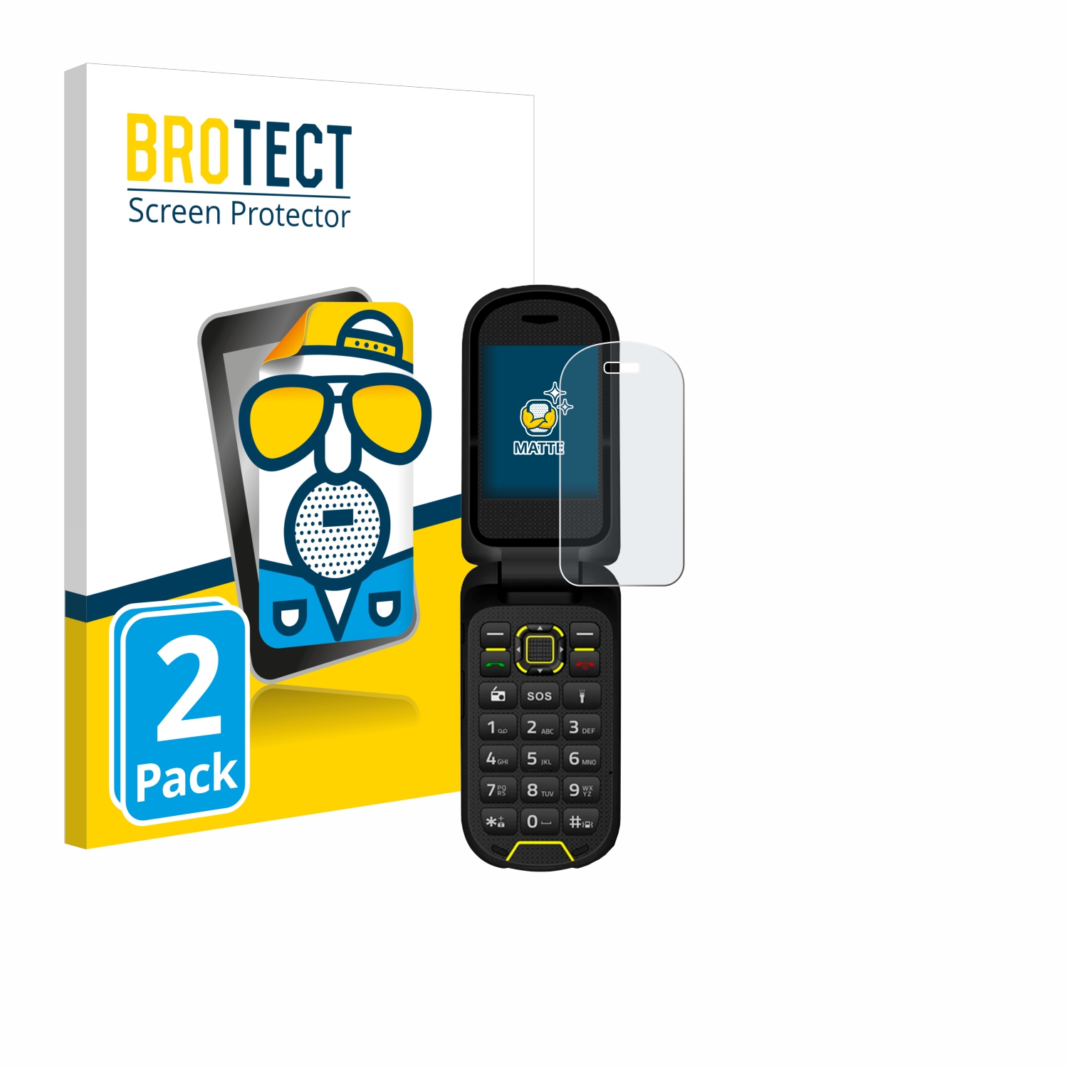 2x BROTECT Entspiegelungs-Folie pro Hammer Bow LTE