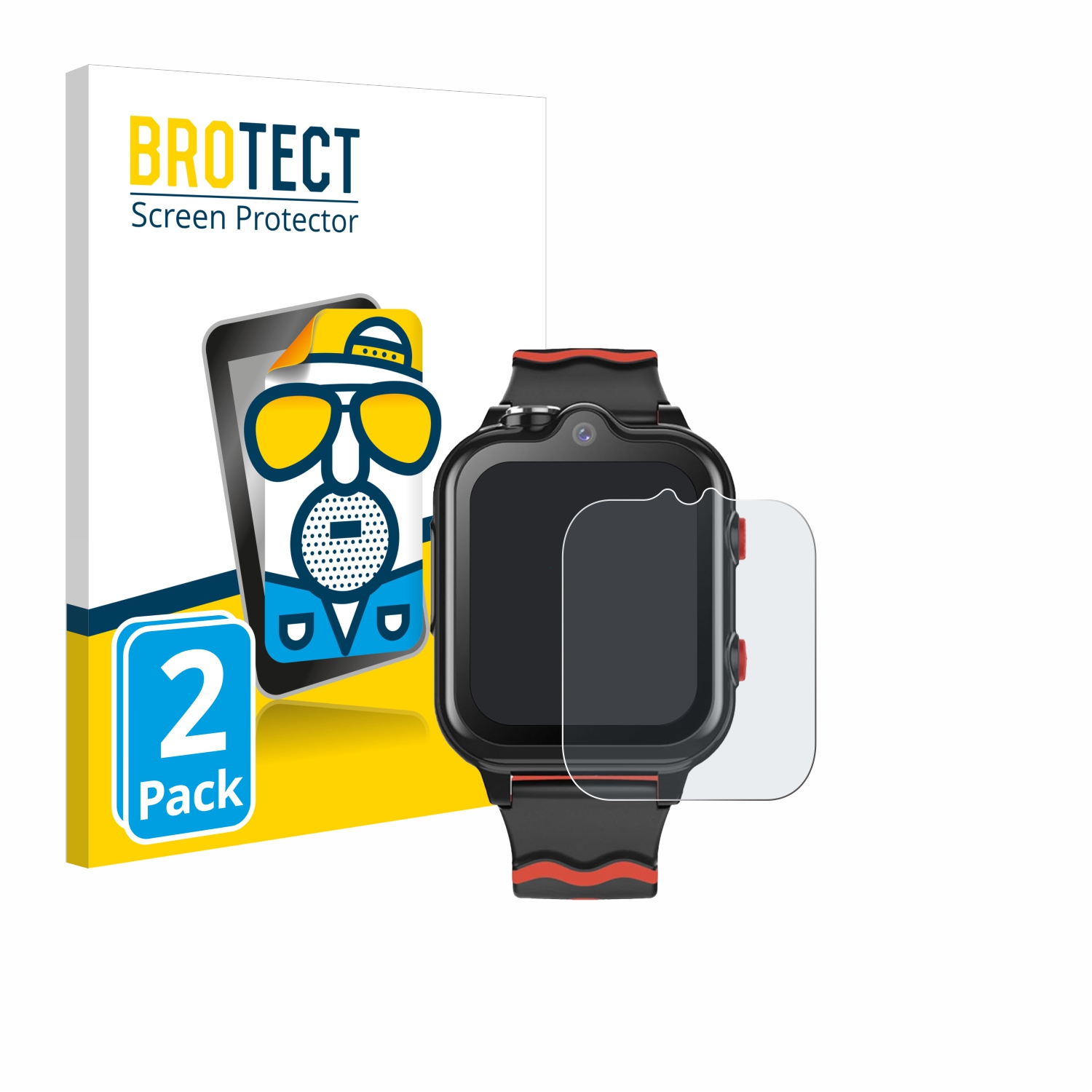 2x BROTECT Entspiegelungs-Folie pro Carneedi D35 1.69