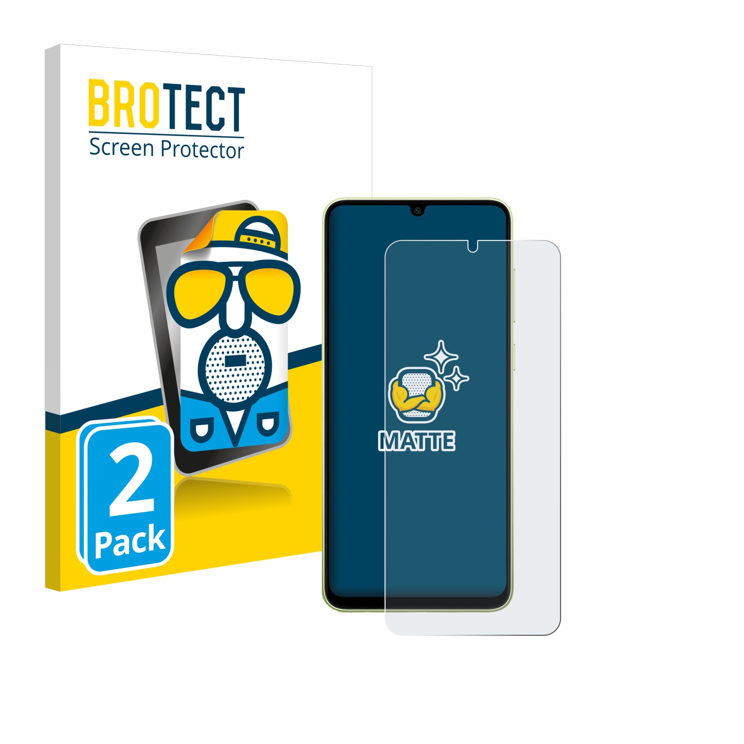 2x BROTECT Entspiegelungs-Folie pro Samsung Galaxy A05