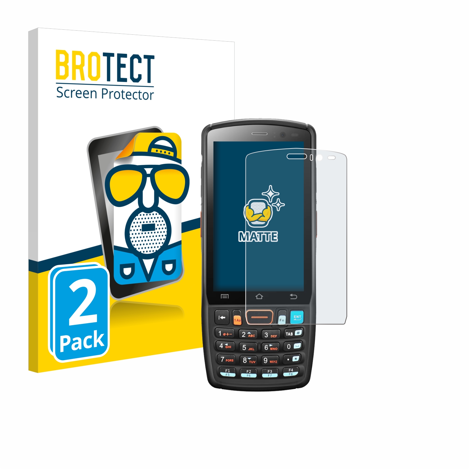 2x BROTECT Entspiegelungs-Folie pro Urovo DT40