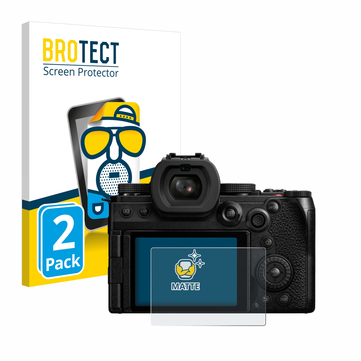 2x BROTECT Entspiegelungs-Folie pro Panasonic Lumix DC-S5II