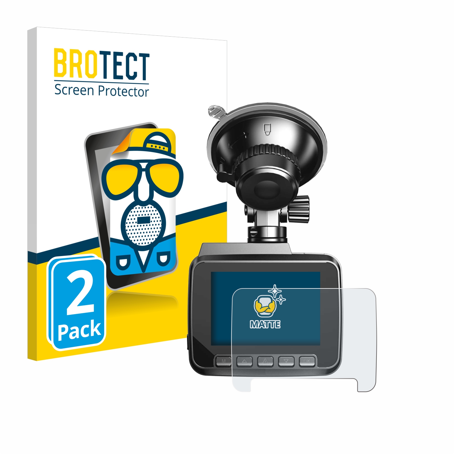 2x BROTECT Entspiegelungs-Folie pro Azdome IT-G63D