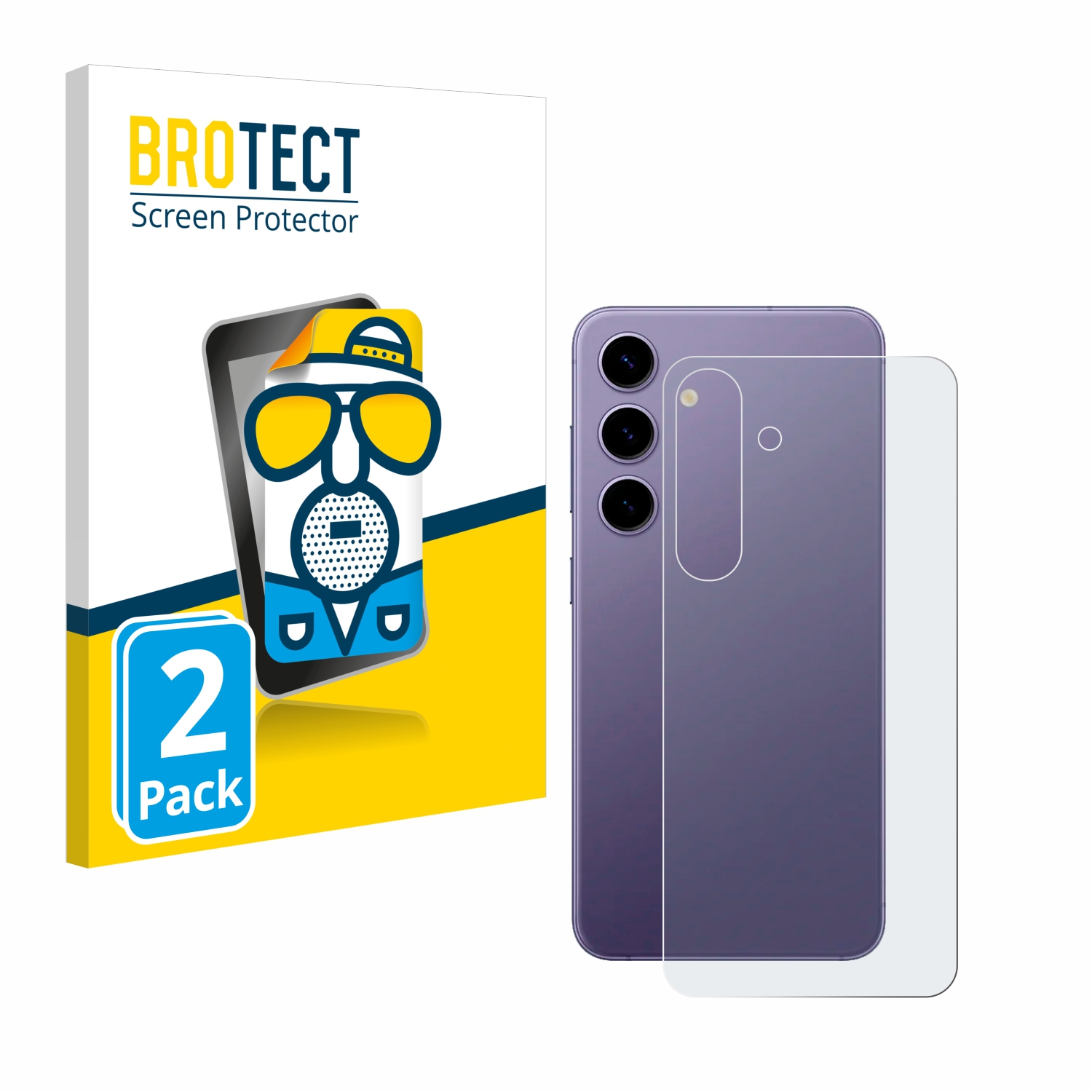 2x BROTECT Entspiegelungs-Folie pro Samsung Galaxy S24 Enterprise Edition (zadní strana)