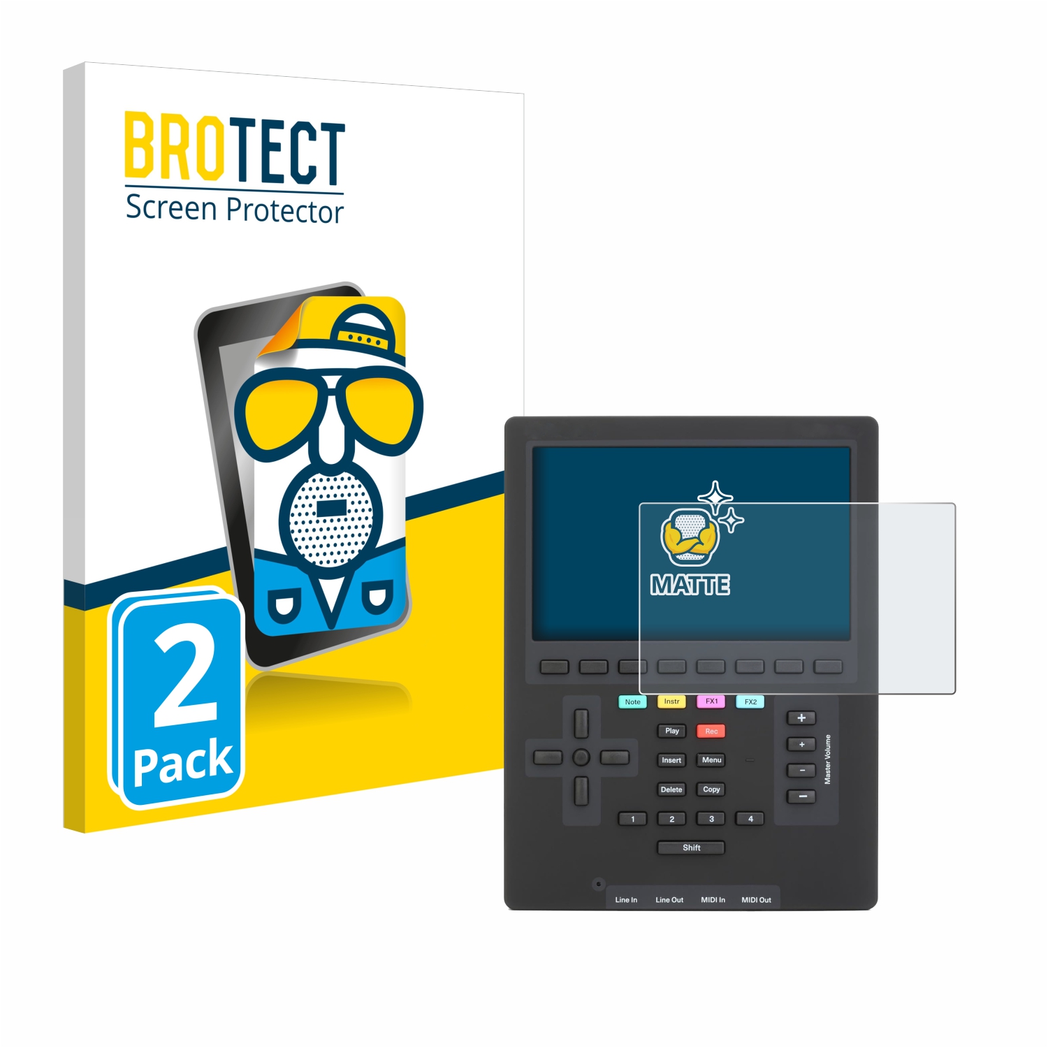 2x BROTECT Entspiegelungs-Folie pro Polyend Tracker Mini